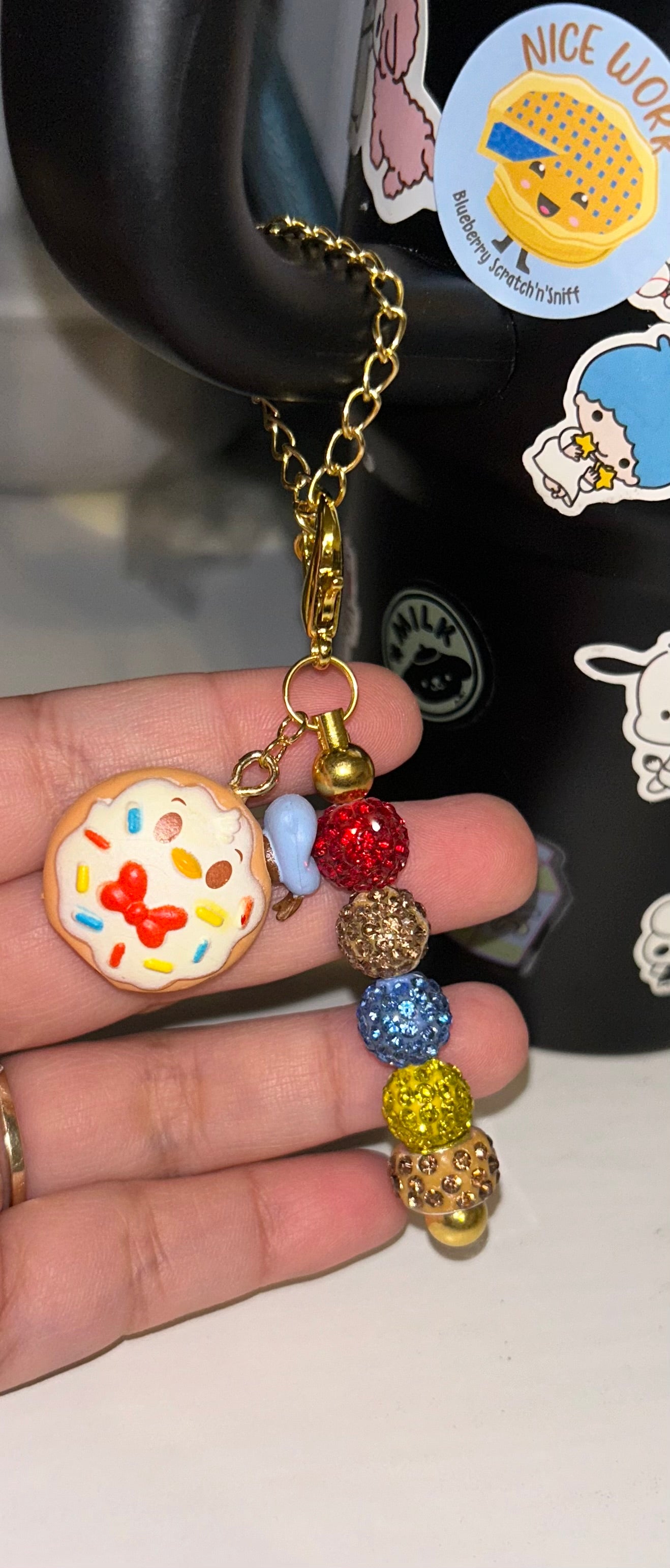 Donald Duck cup charm