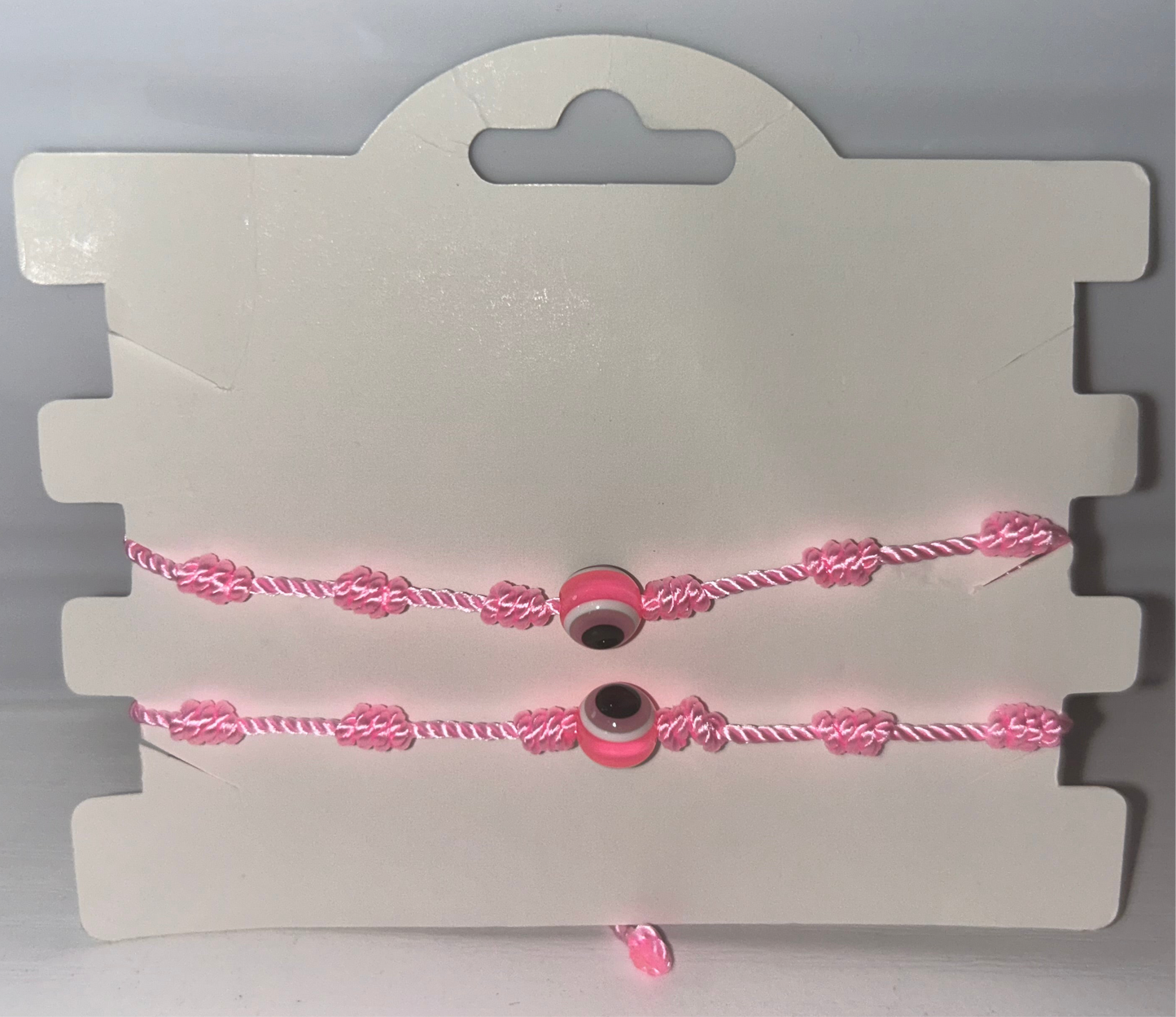Hot pink ojo bracelet