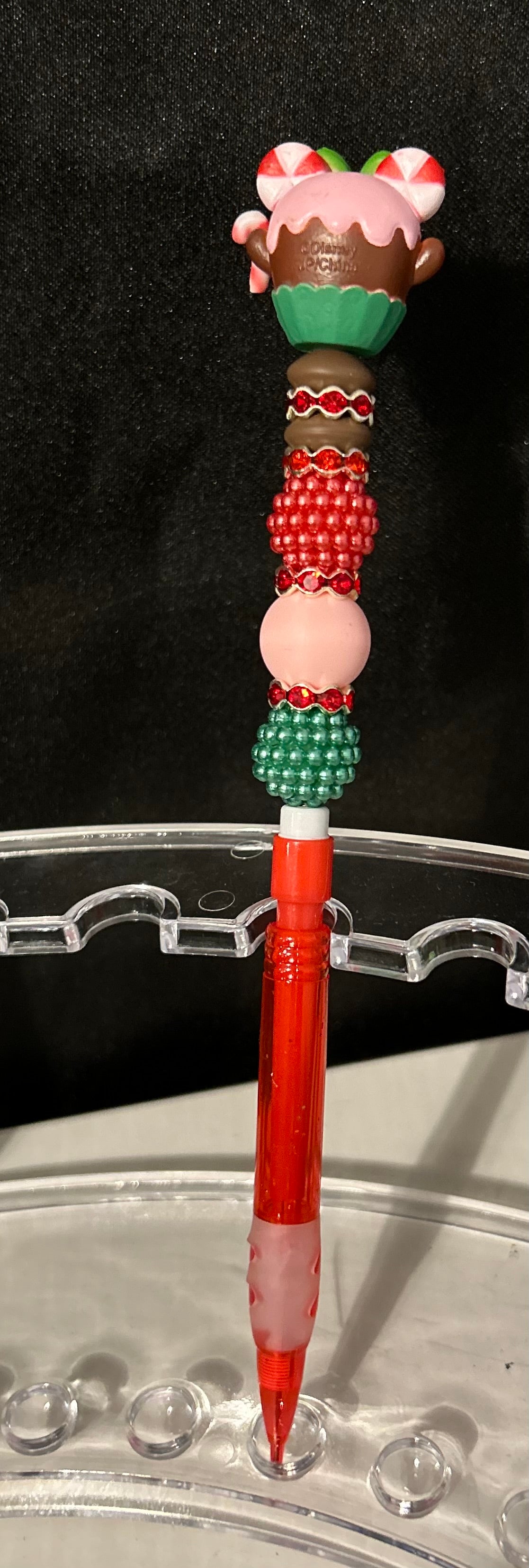 Minnie peppermint cupcake pencil