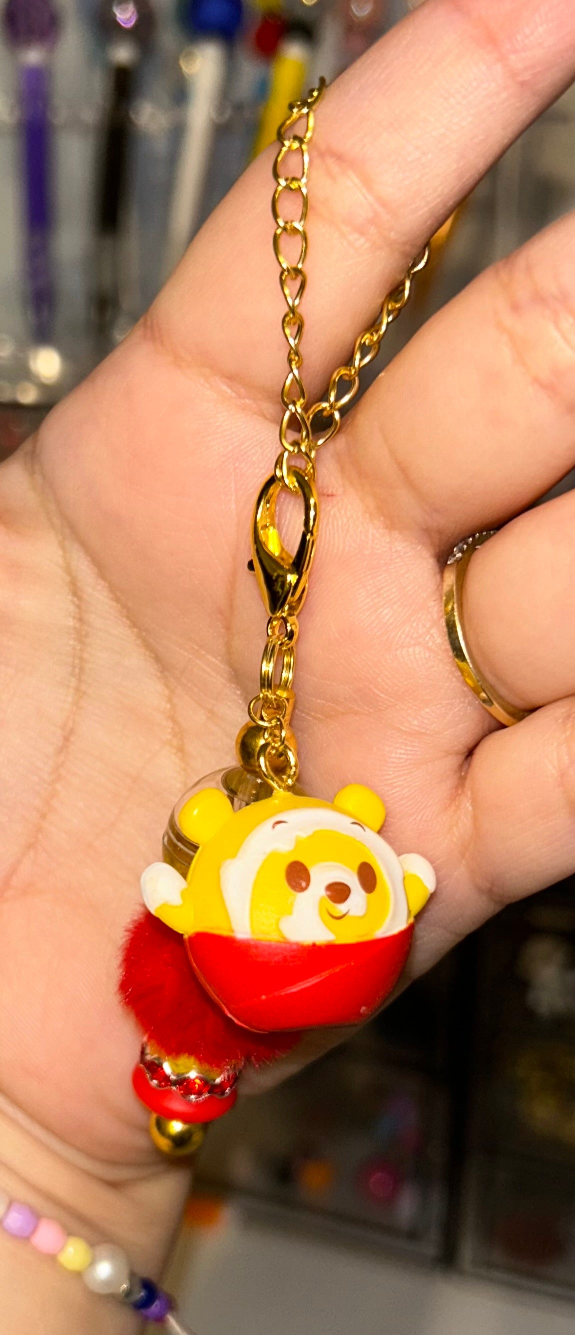 Winnie the pooh cup charm