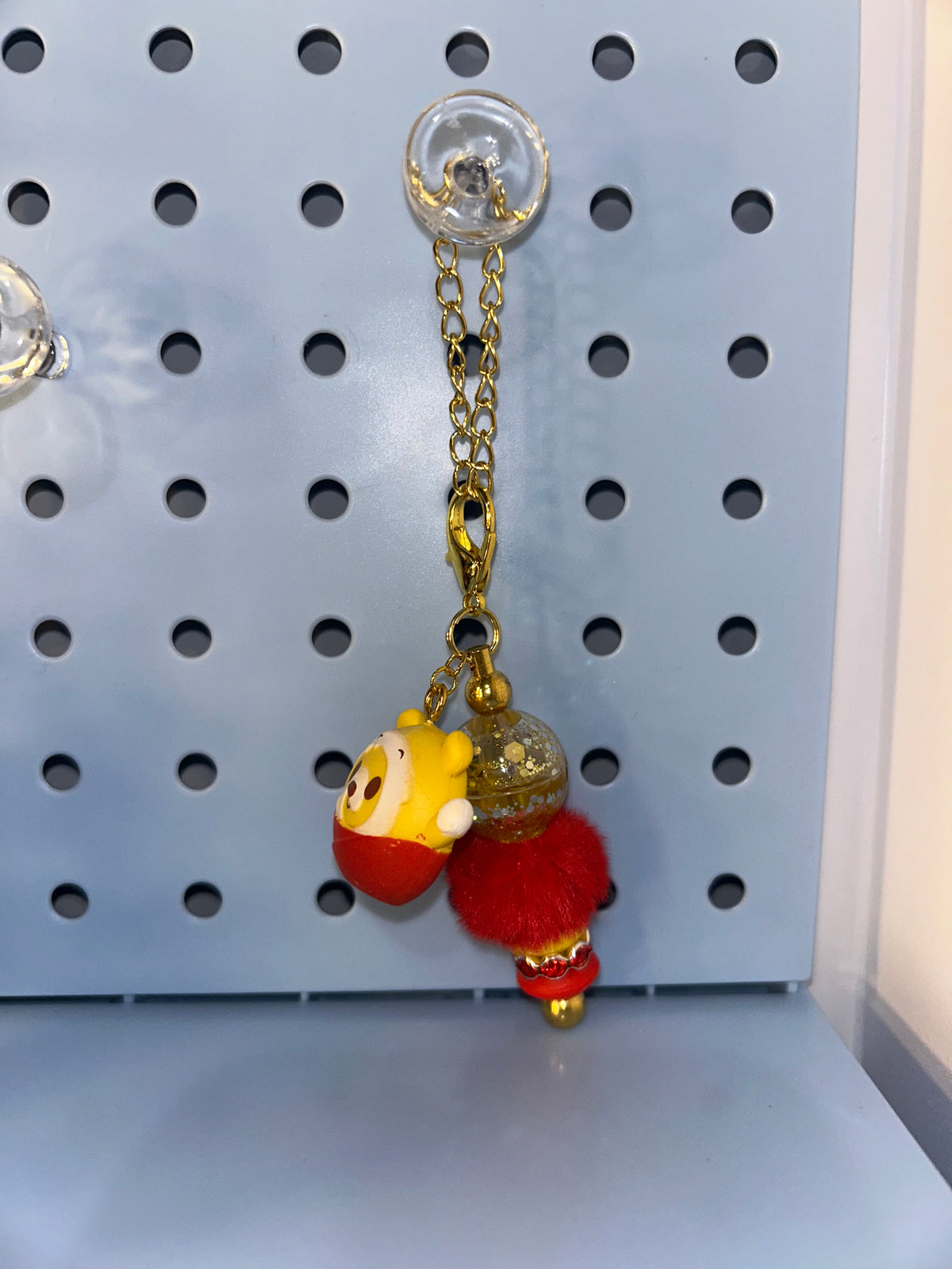 Yellow bear cup charm