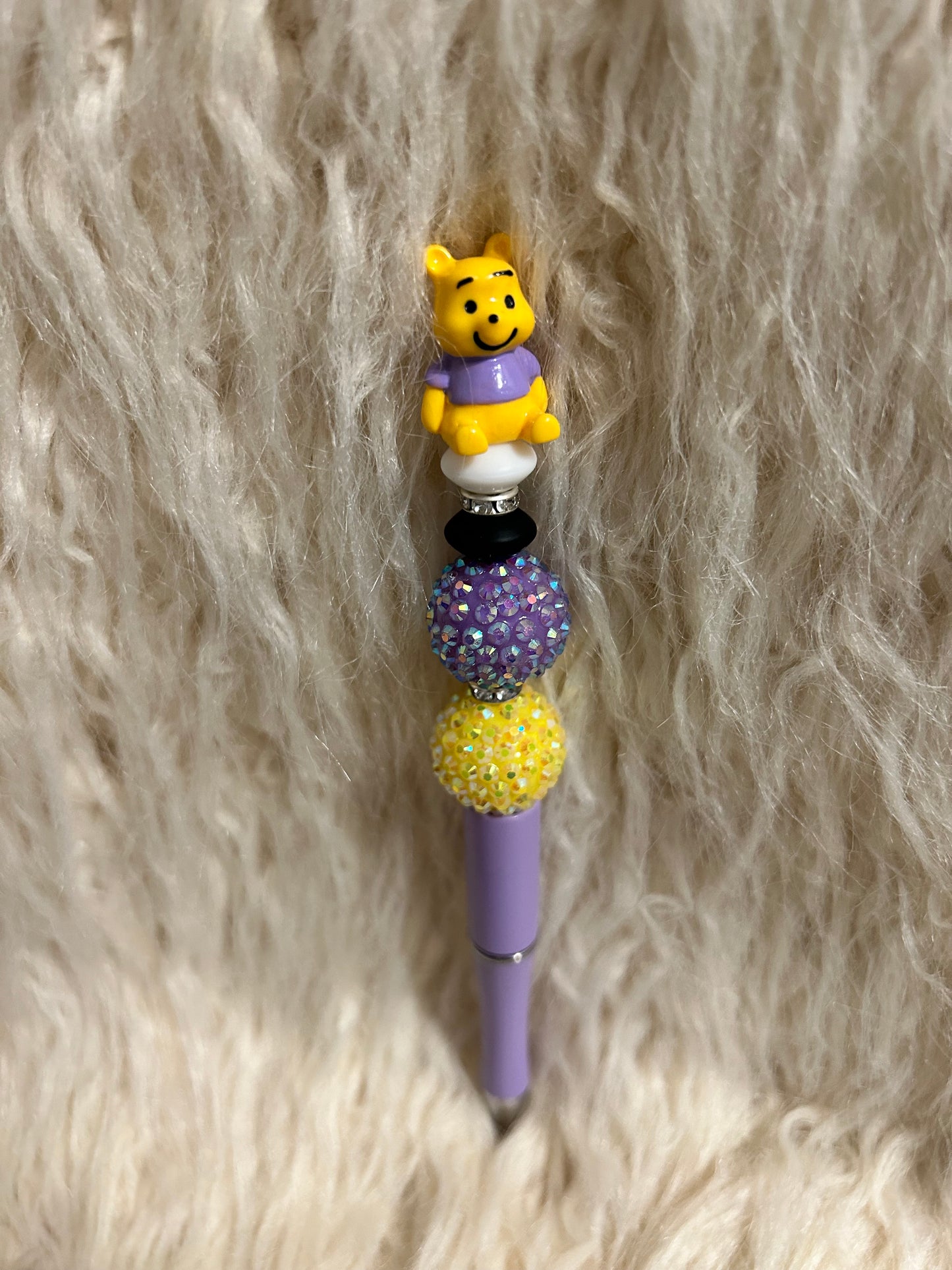 Purple Winnie the Pooh pen