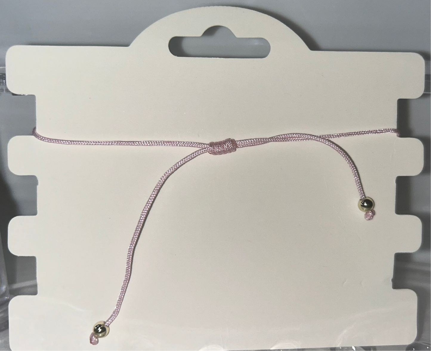 Pink Virgencita bracelet