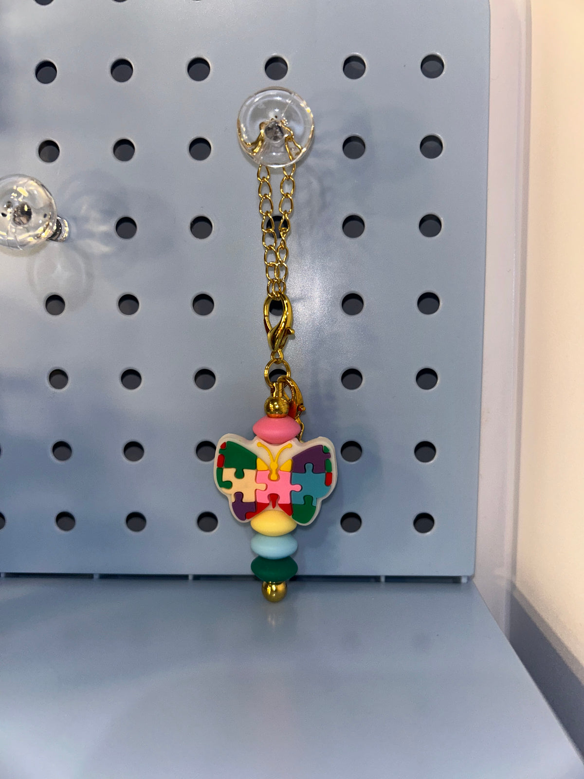 Butterfly puzzle cup charm