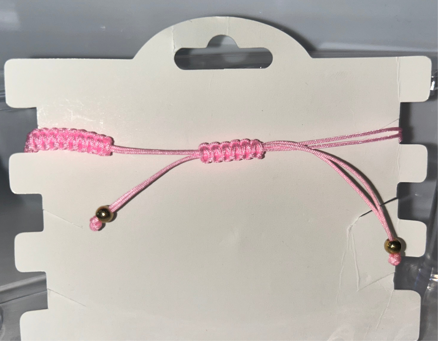 Hot pink rhinestone Virgencita bracelet