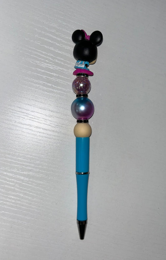 Blue mouse pen