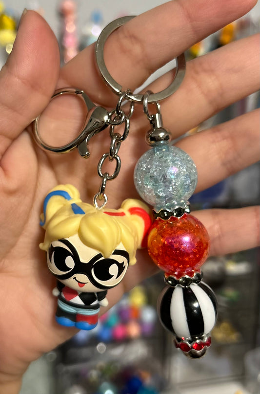 Harley Quinn keychain