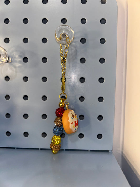 Donut Duck cup charm