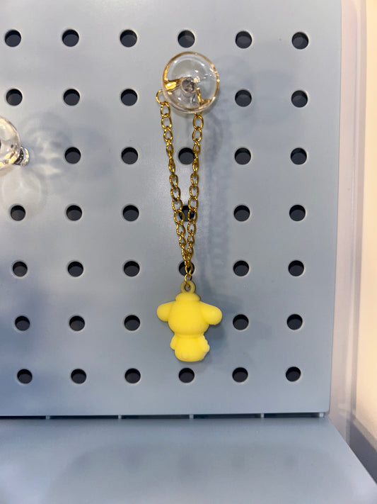 Pom pom cup charm