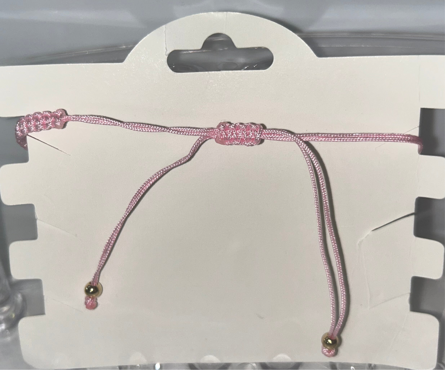 Pink rhinestone Virgencita bracelet