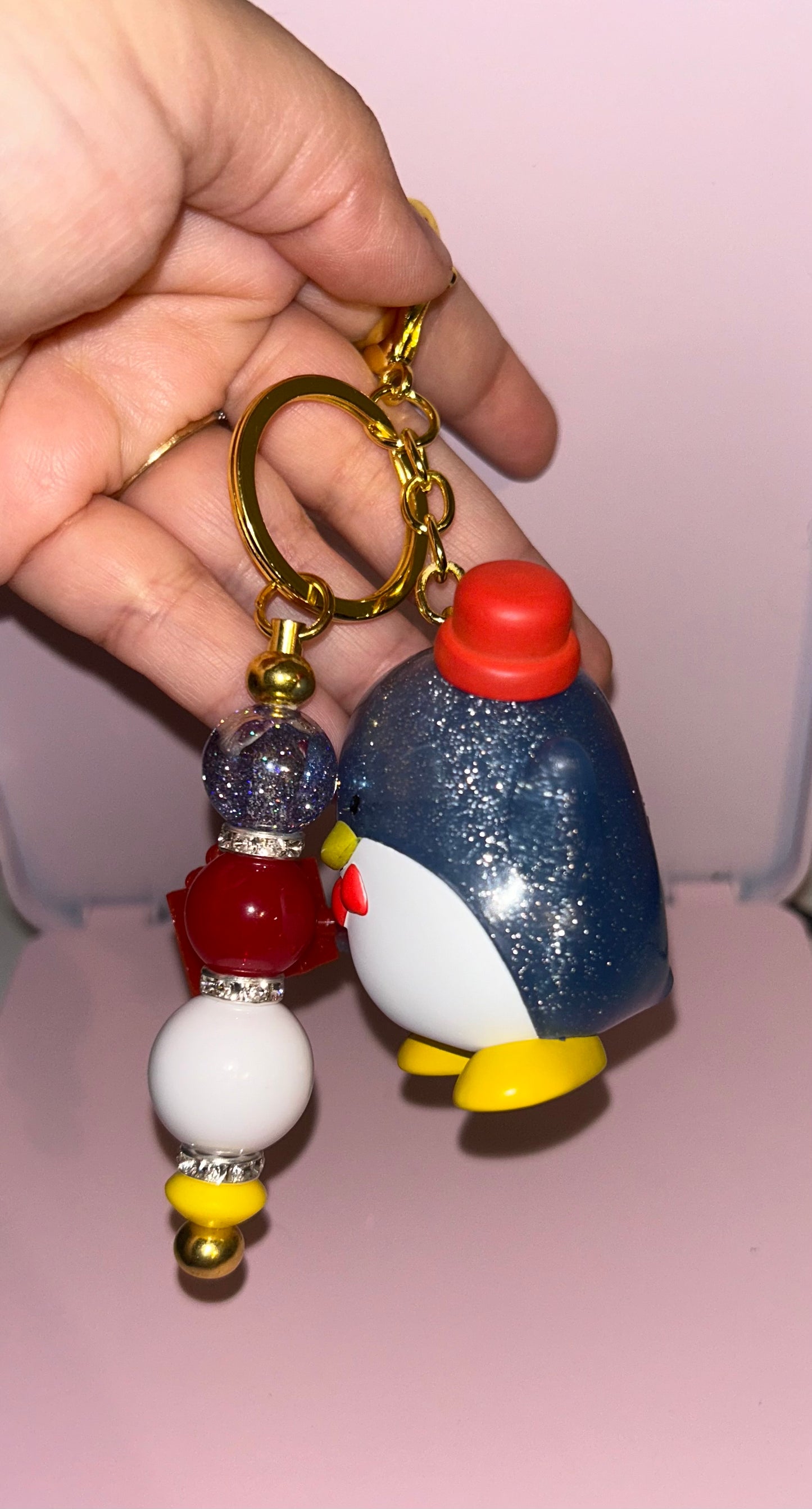 Glitter Sam keychain