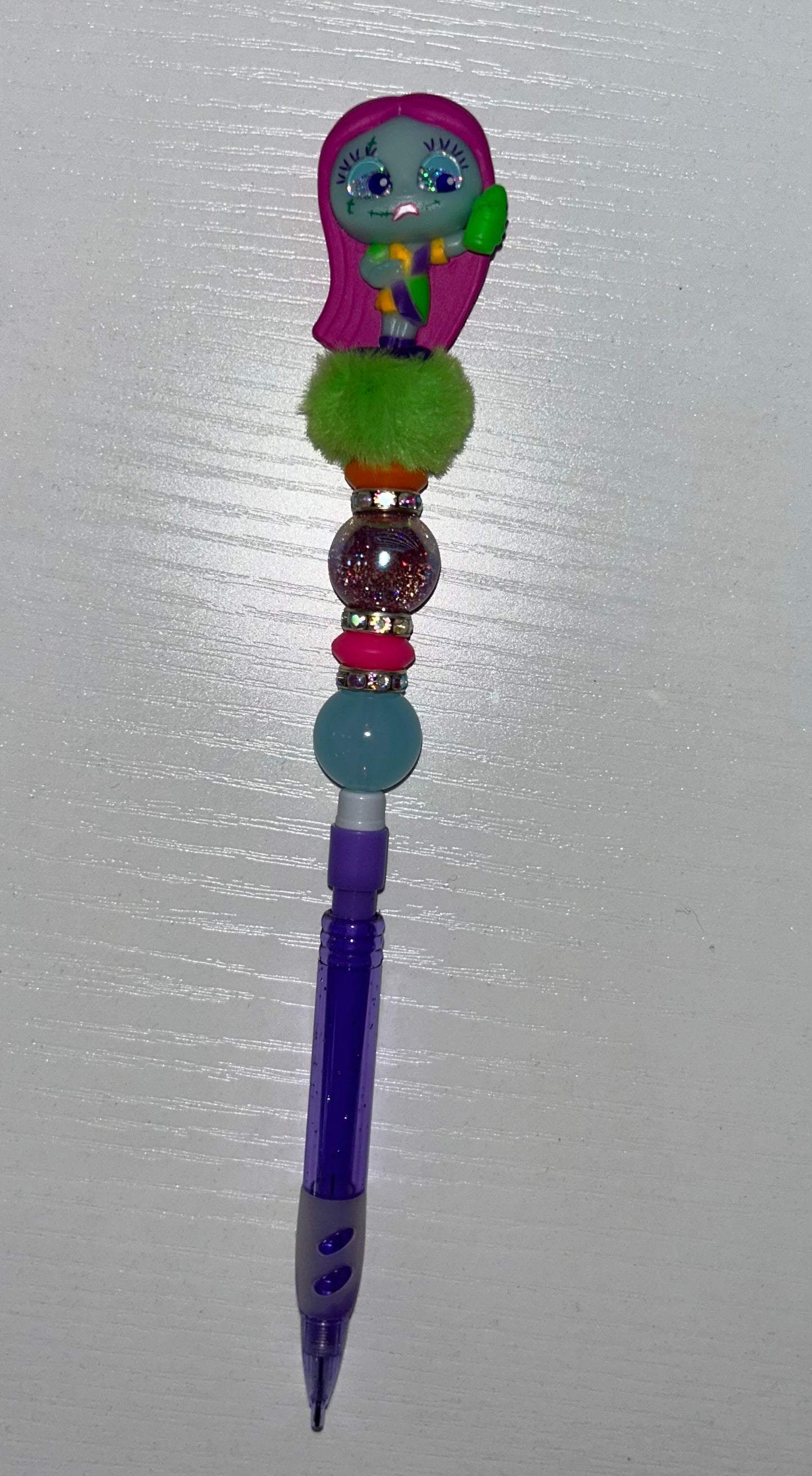 Sally purple pencil