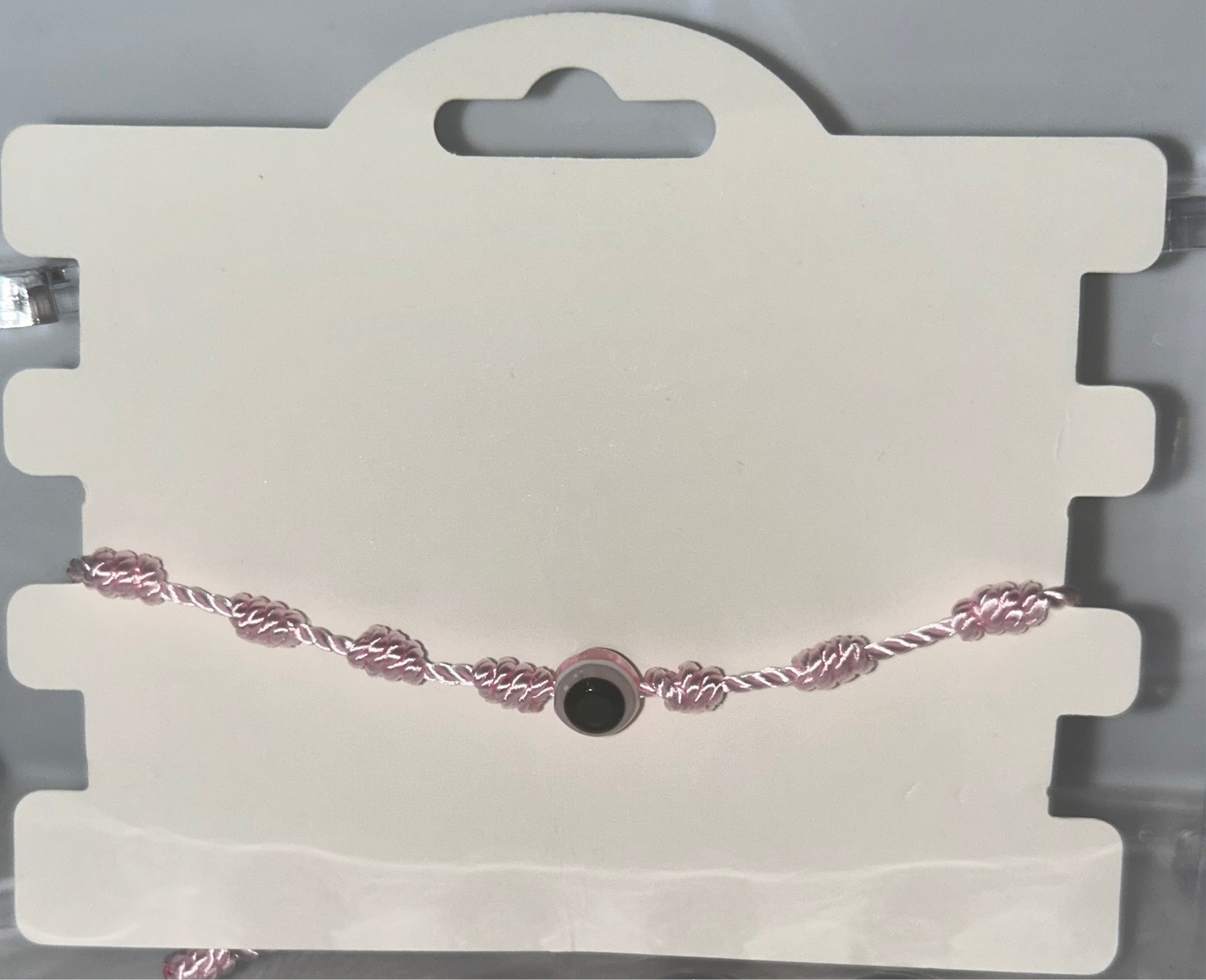 Pink ojo bracelet