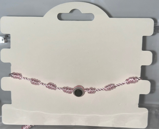 Pink ojo bracelet
