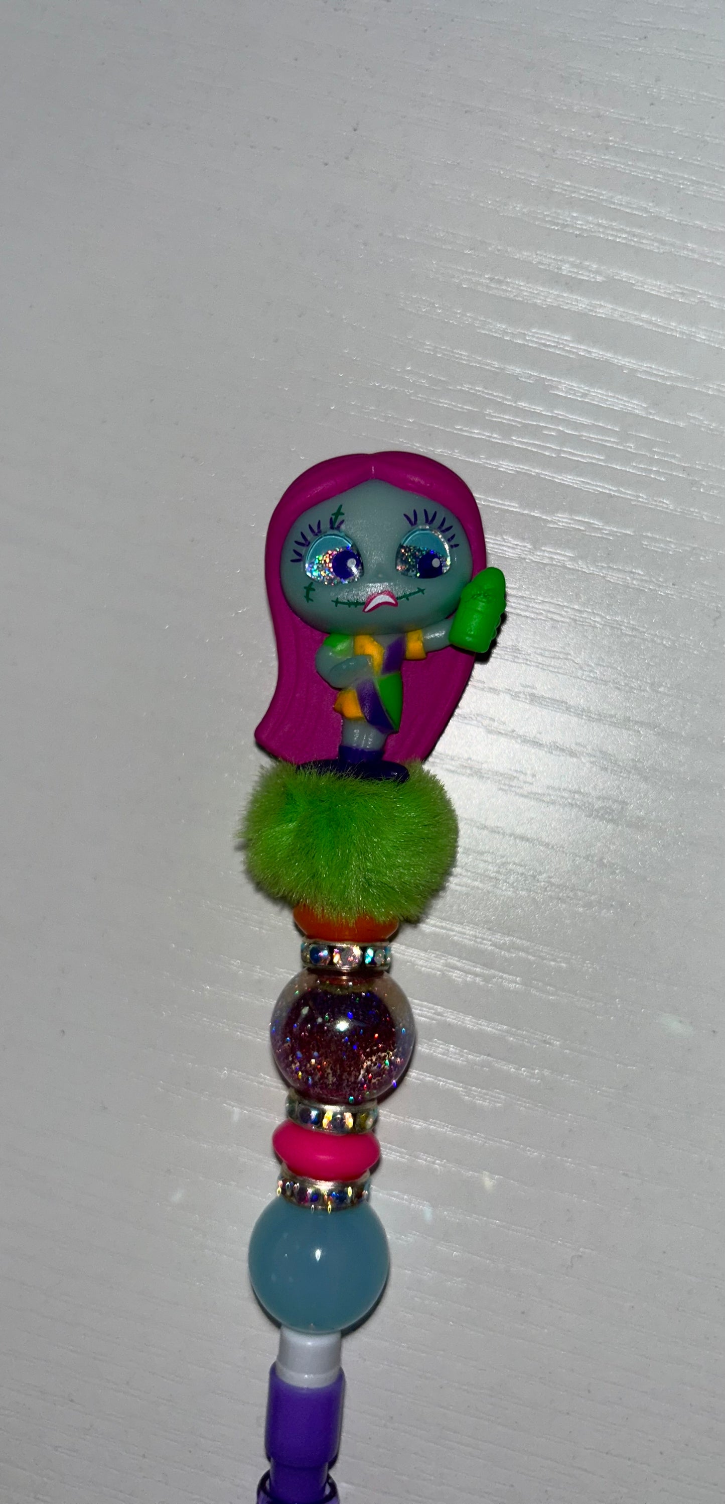 Sally purple pencil