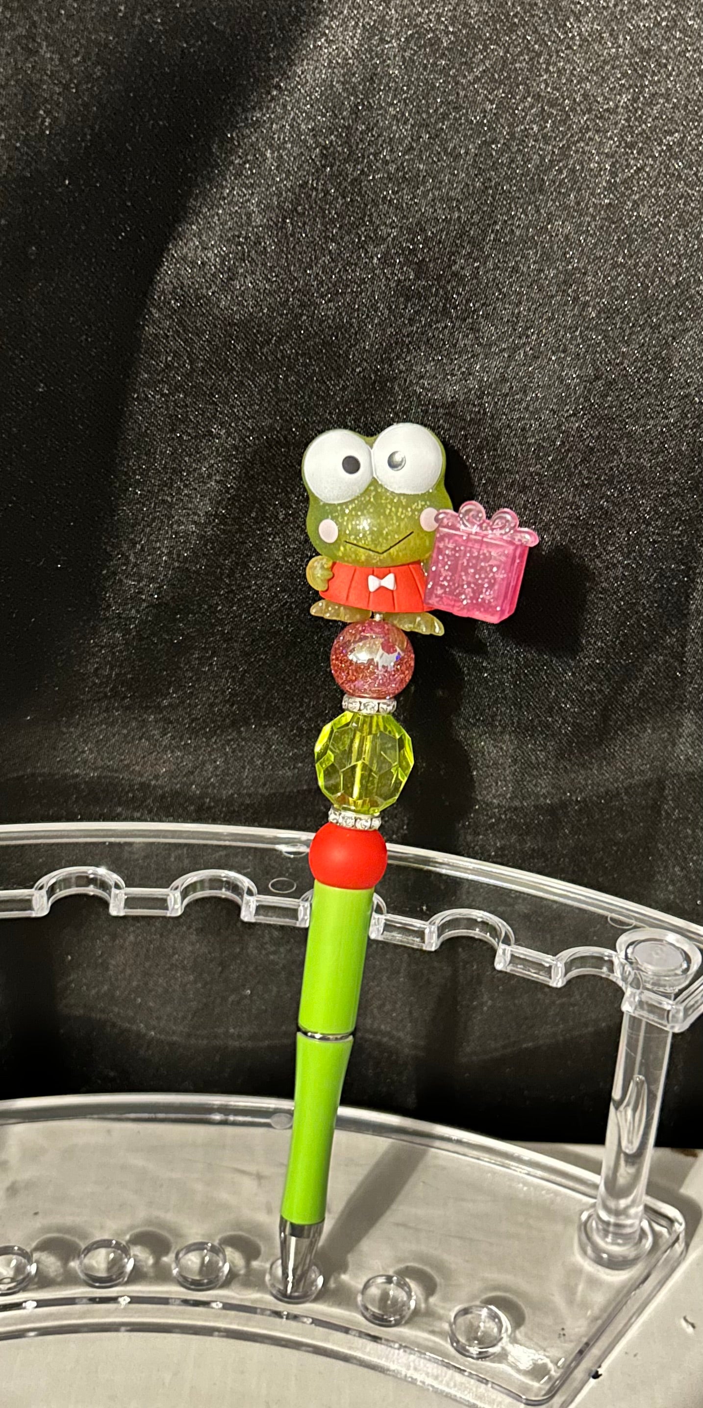 Glitter keroppi pen