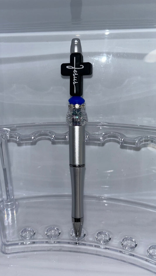 Jesus silver pen