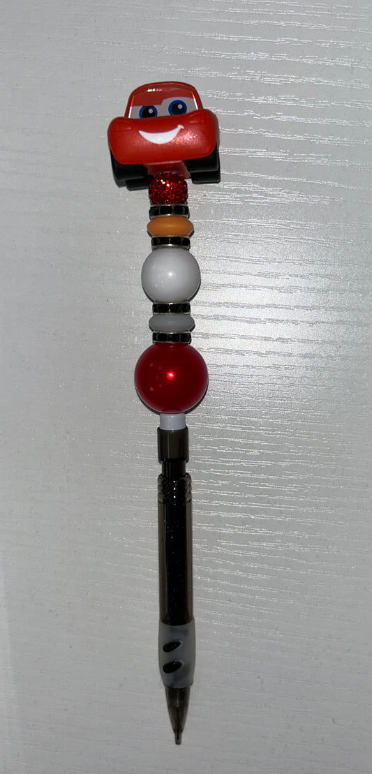 Red race car pencil