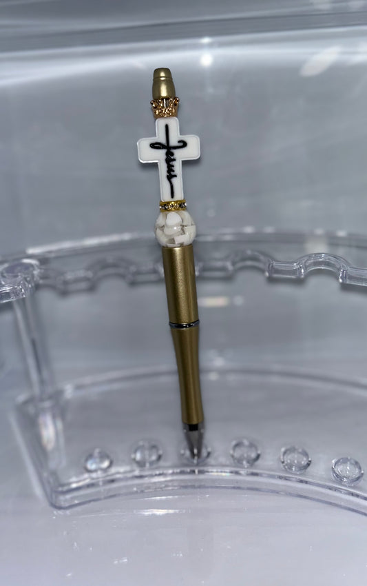 Jesus gold pen