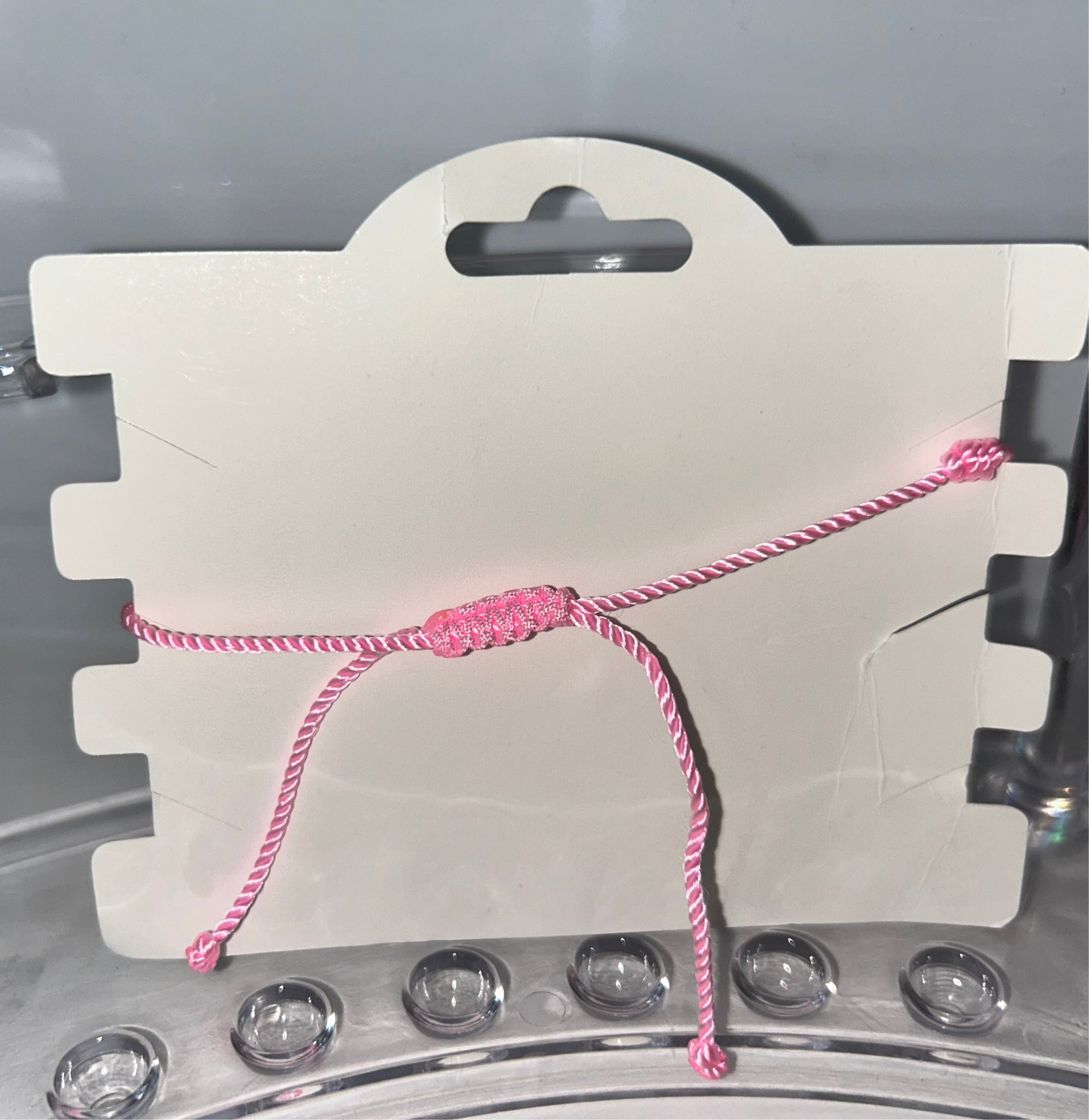 Hot pink ojo bracelet