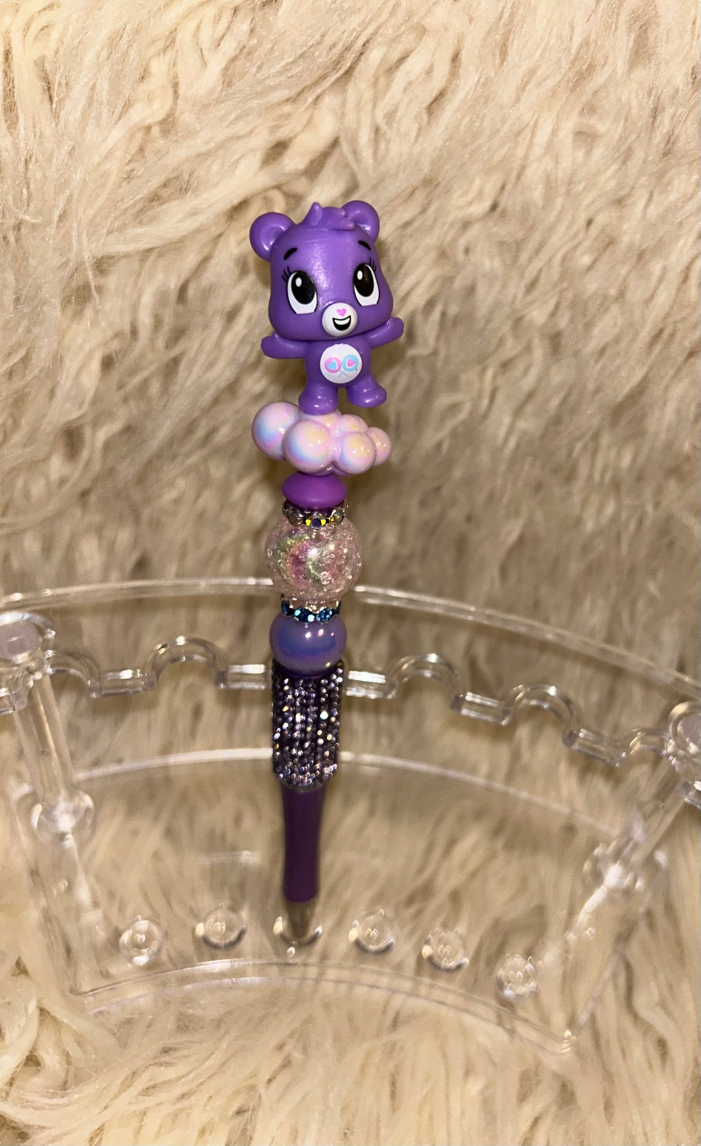 Purple Care bear pen