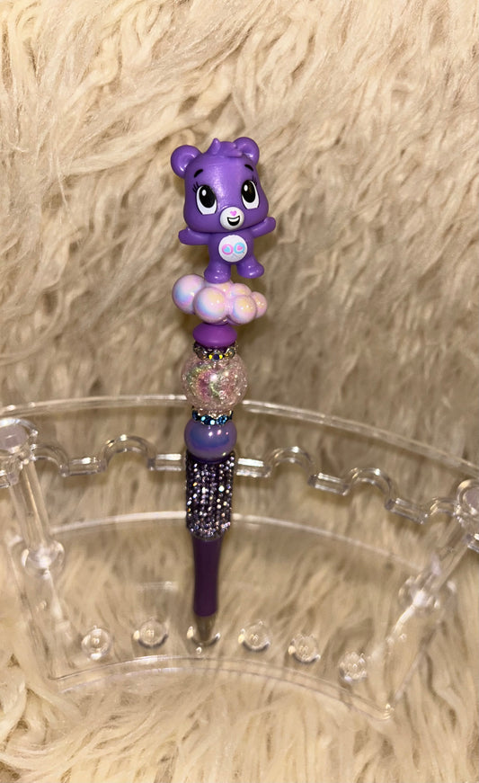 Purple Care bear pen