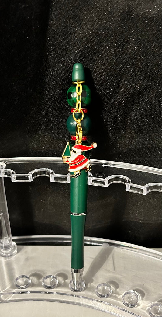 Santa green pen