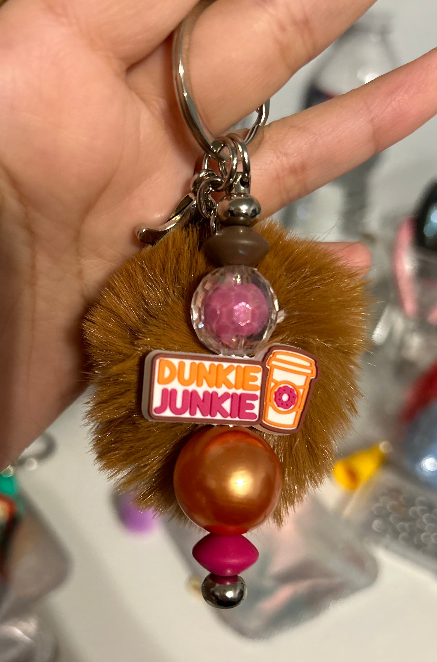 Dunkie Junkie keychain