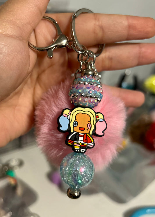 Harley Quinn keychain