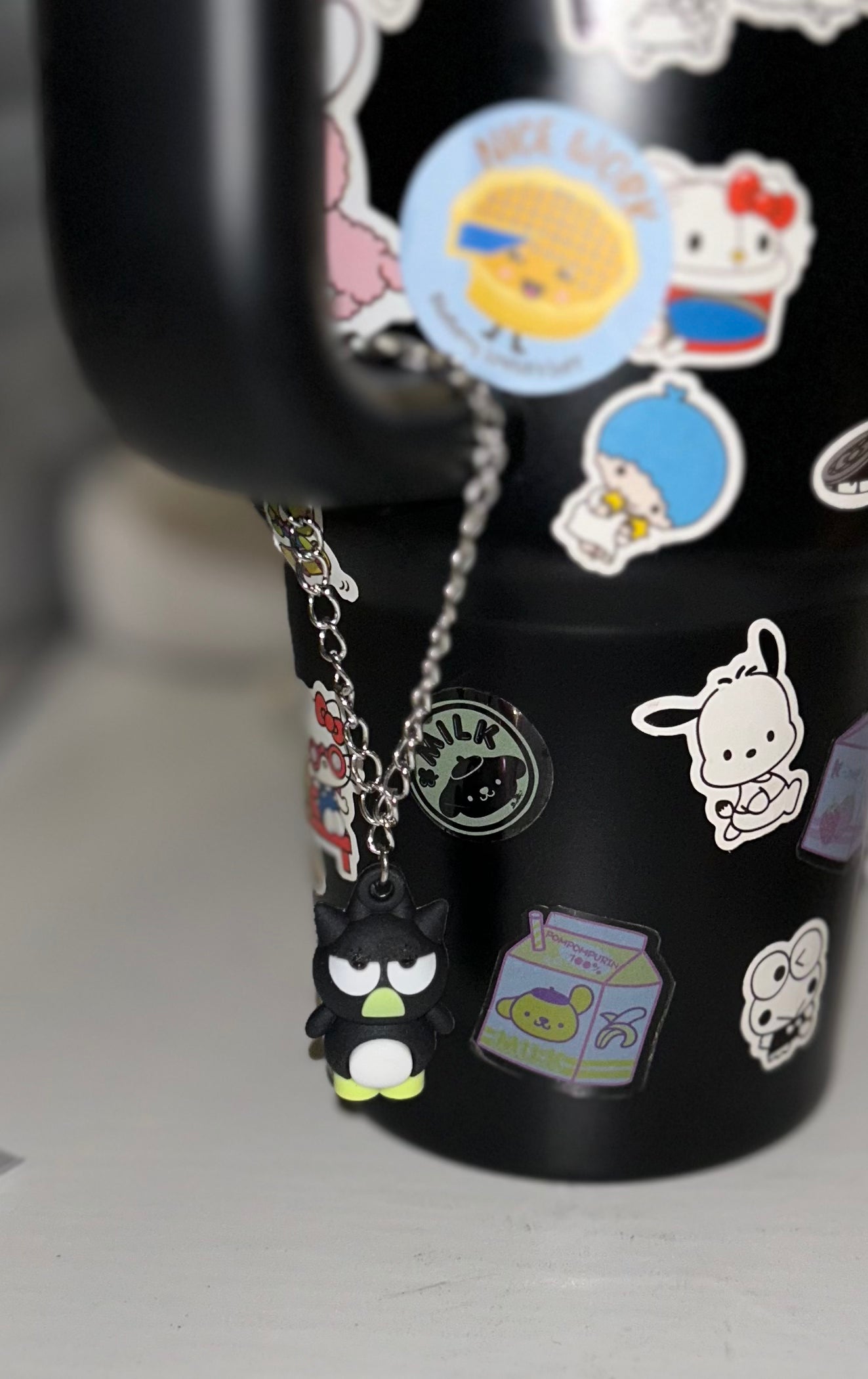 Badtz-Maru cup charm