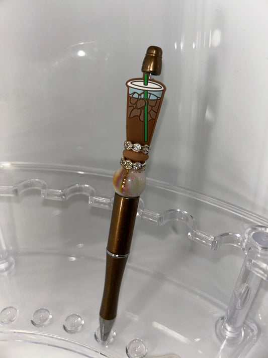 Iced coffee brown pen