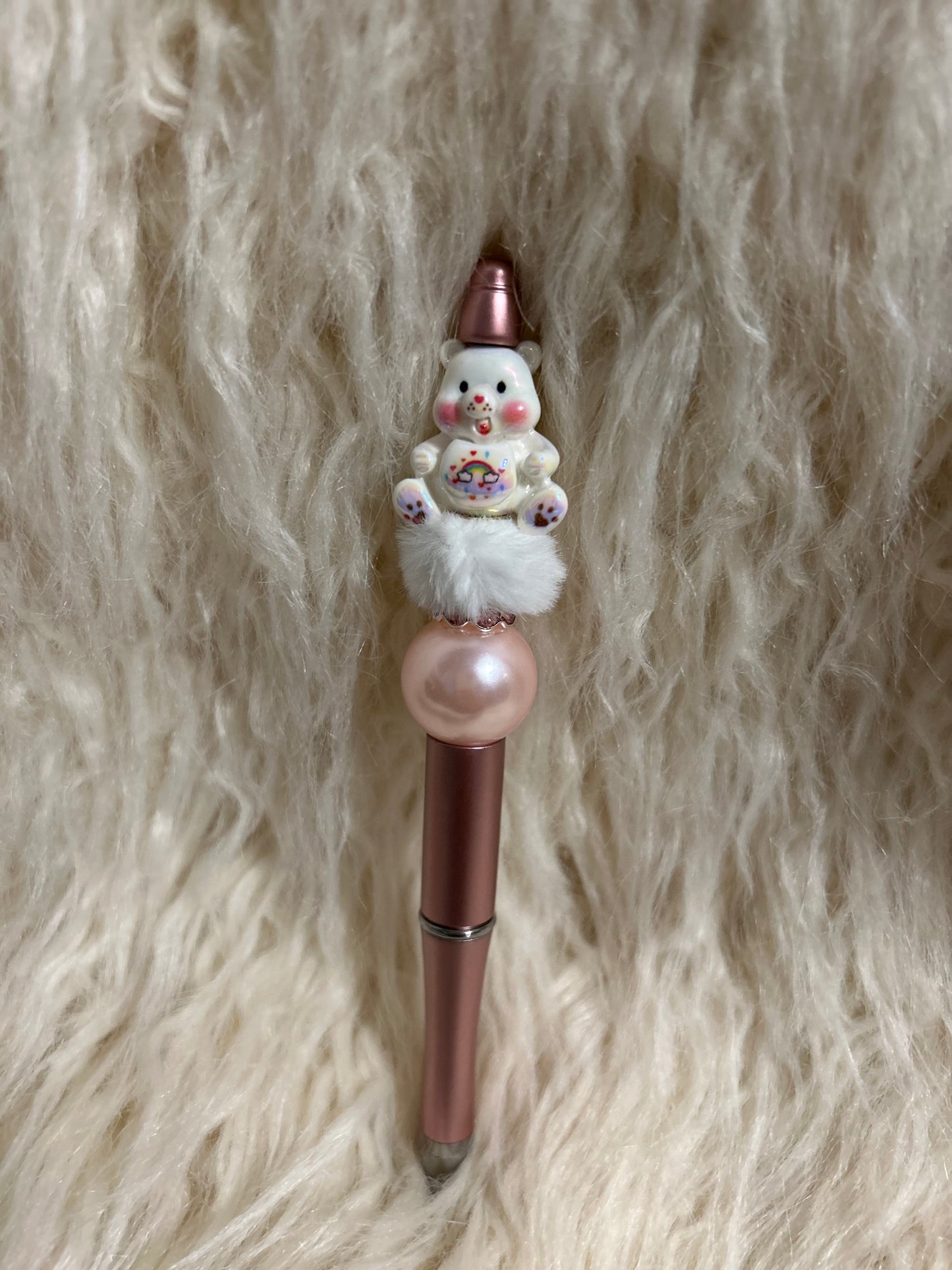 White Care bear pen