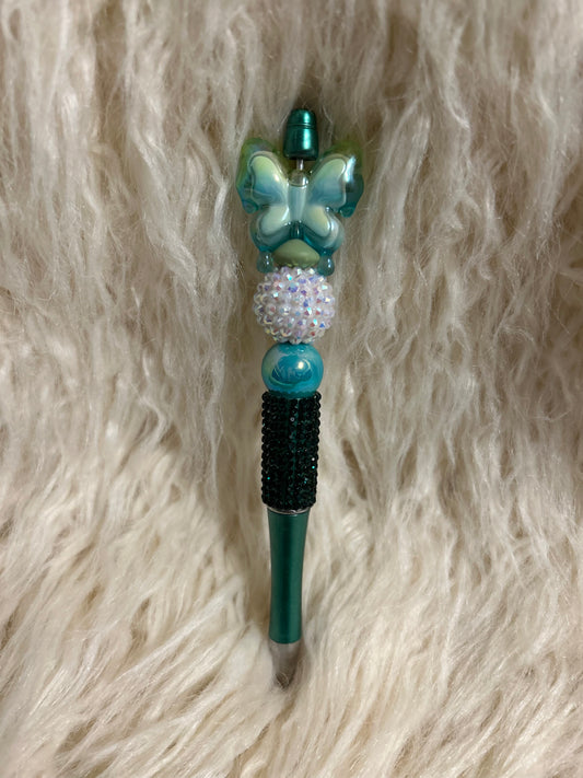 Butterfly green pen